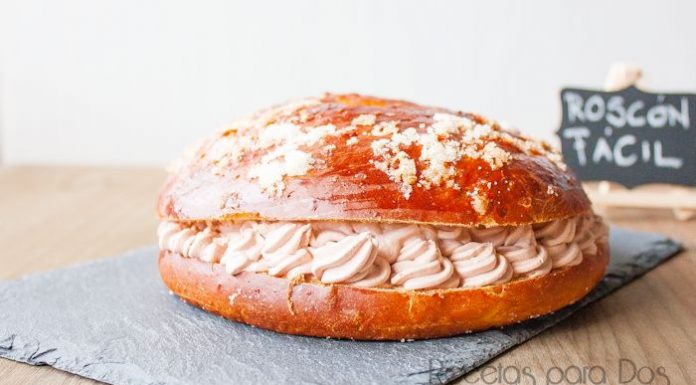 ROSCÓN DE REYES FÁCIL PARA DOS roscón