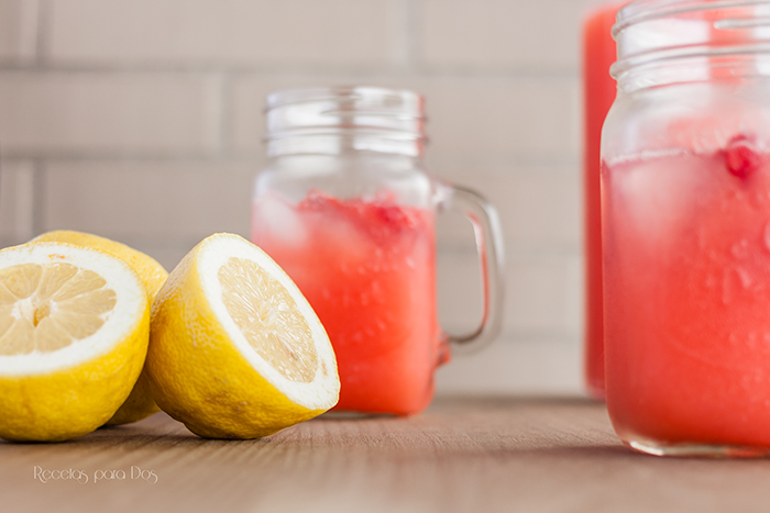 limonada de fresa